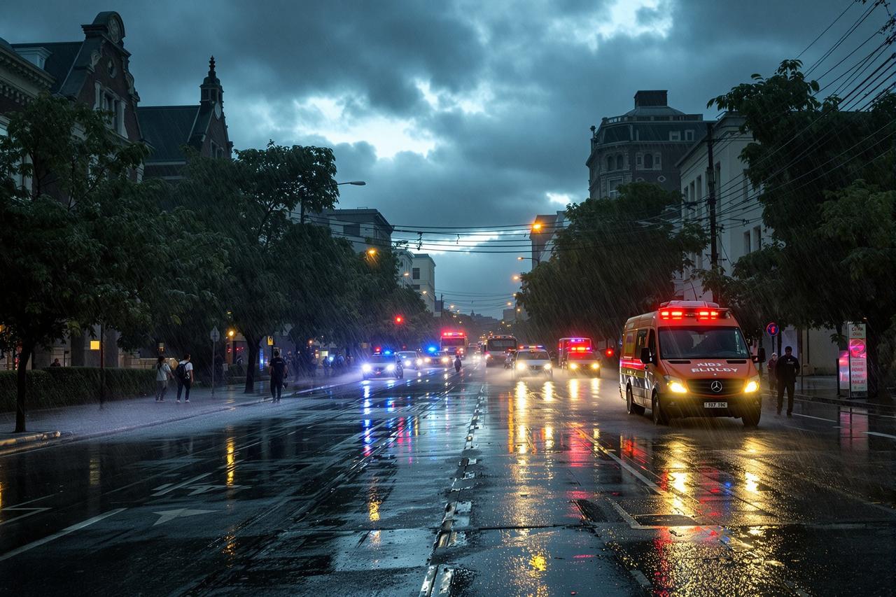 南方某城市遭遇特大暴雨,全市进入防汛应急状态